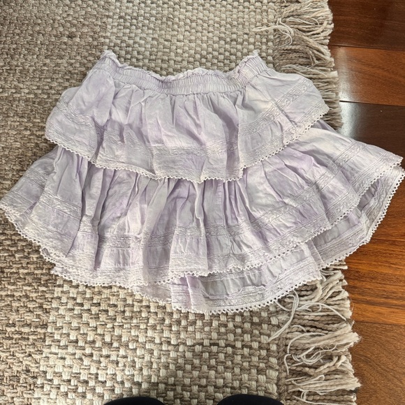 Loveshackfancy mini skirt
